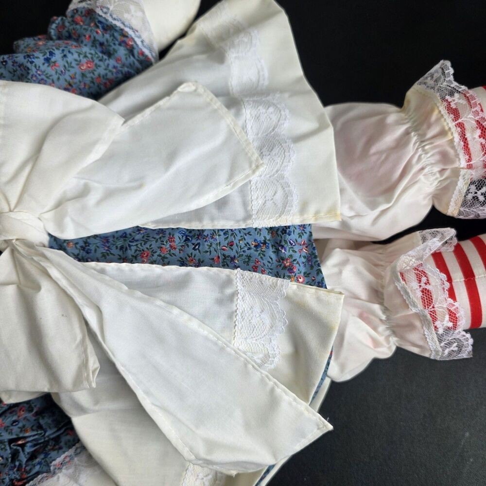 ​Vintage Handmade Raggedy Ann & Andy Large 24" Plush Dolls - Picture 10 of 16